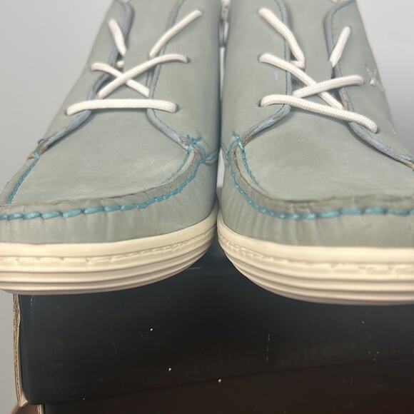 Marc Joseph Houston leather Bootie blue with embroidered stars size 5 - Picture 5 of 9